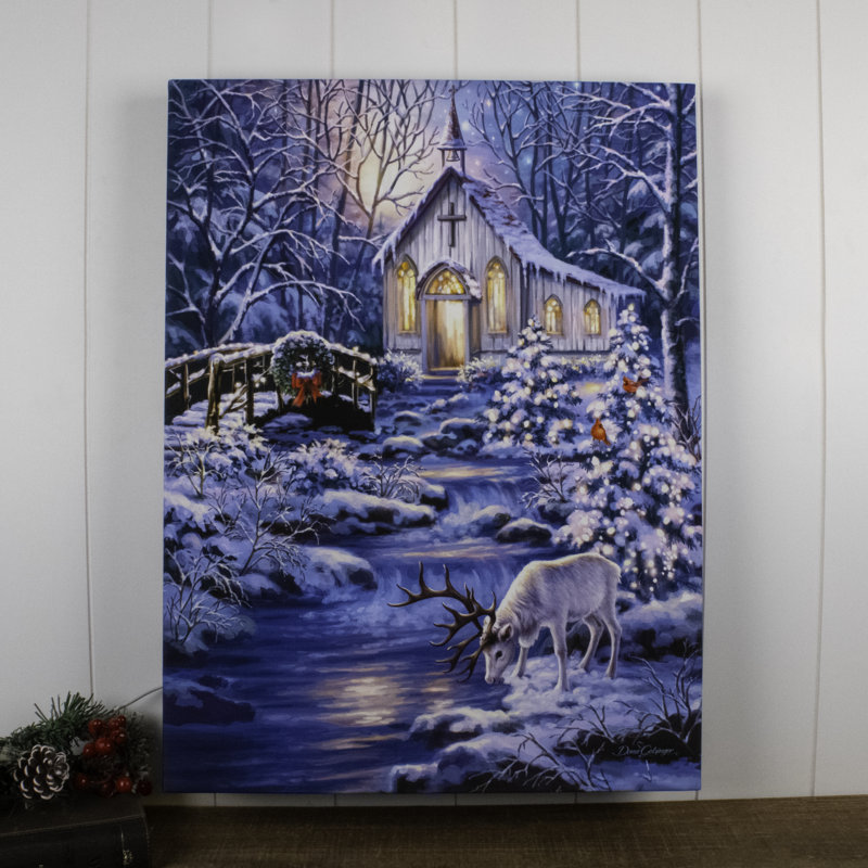 Art mural entièrement illuminé à DEL 18 x 24
