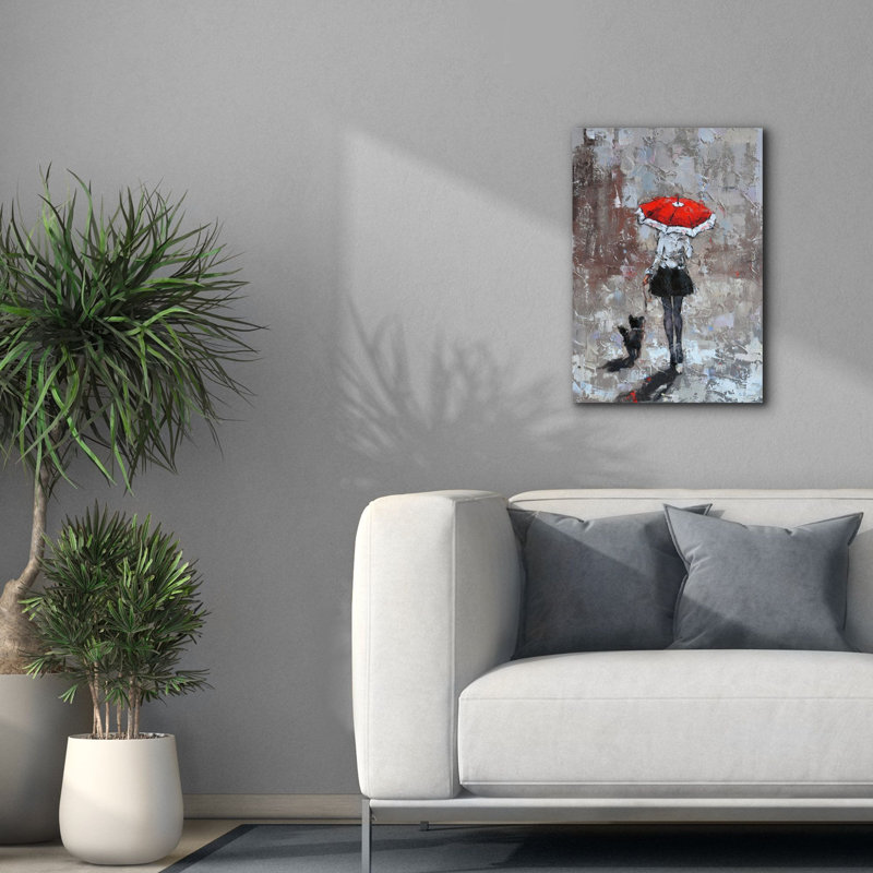 «An Urban Autumn» par Alexander Gunin, art mural sur toile, H 26 po x l 18 po x P 1,25 po