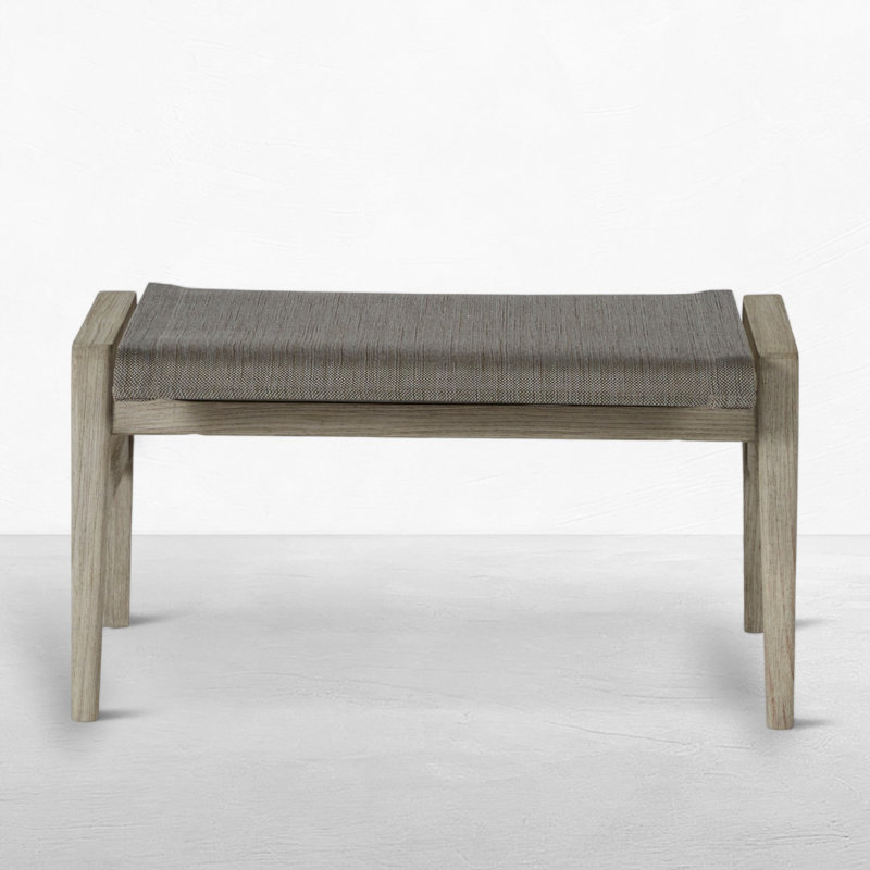 Coast Patio Ottoman, Oyster Teak