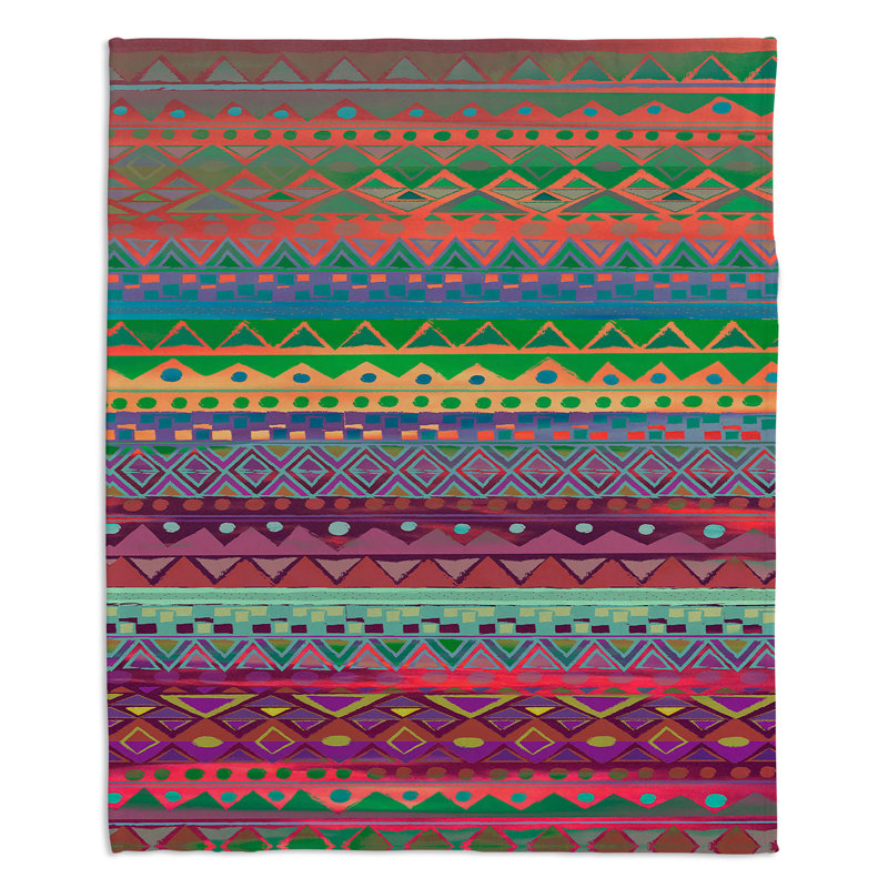  Couverture Ethnique Brazalet, 51 po x 60 po