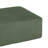 Upholstered Green Corduroy Square Ottoman – Fully Compressed, No Assembly Required-732840859