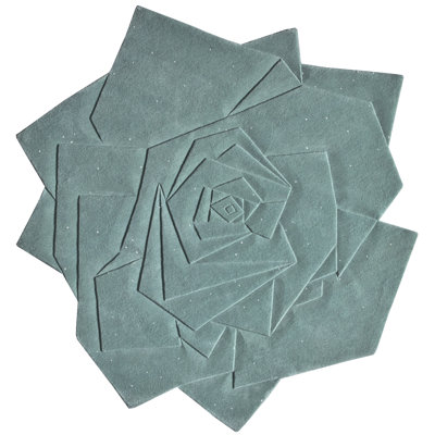 Round Narbada Abstract Flat Weave Area Rug