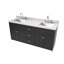 Ensemble de meuble-lavabo double 73 po Hamlet-60199498
