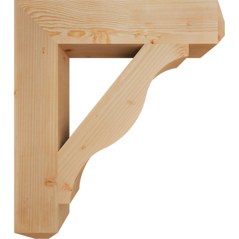 Support pour artisan Funston, H 34 po x l 5,5 po x P 30 po, Sapin de Douglas, Lisse