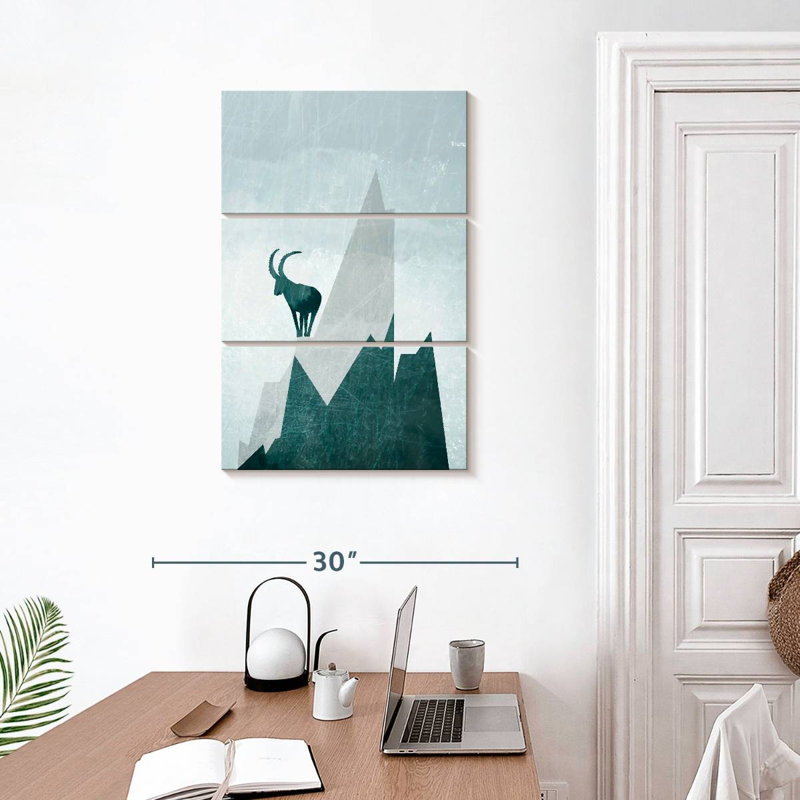Brampt Blue Mountain Goat, 32" H x 20" W