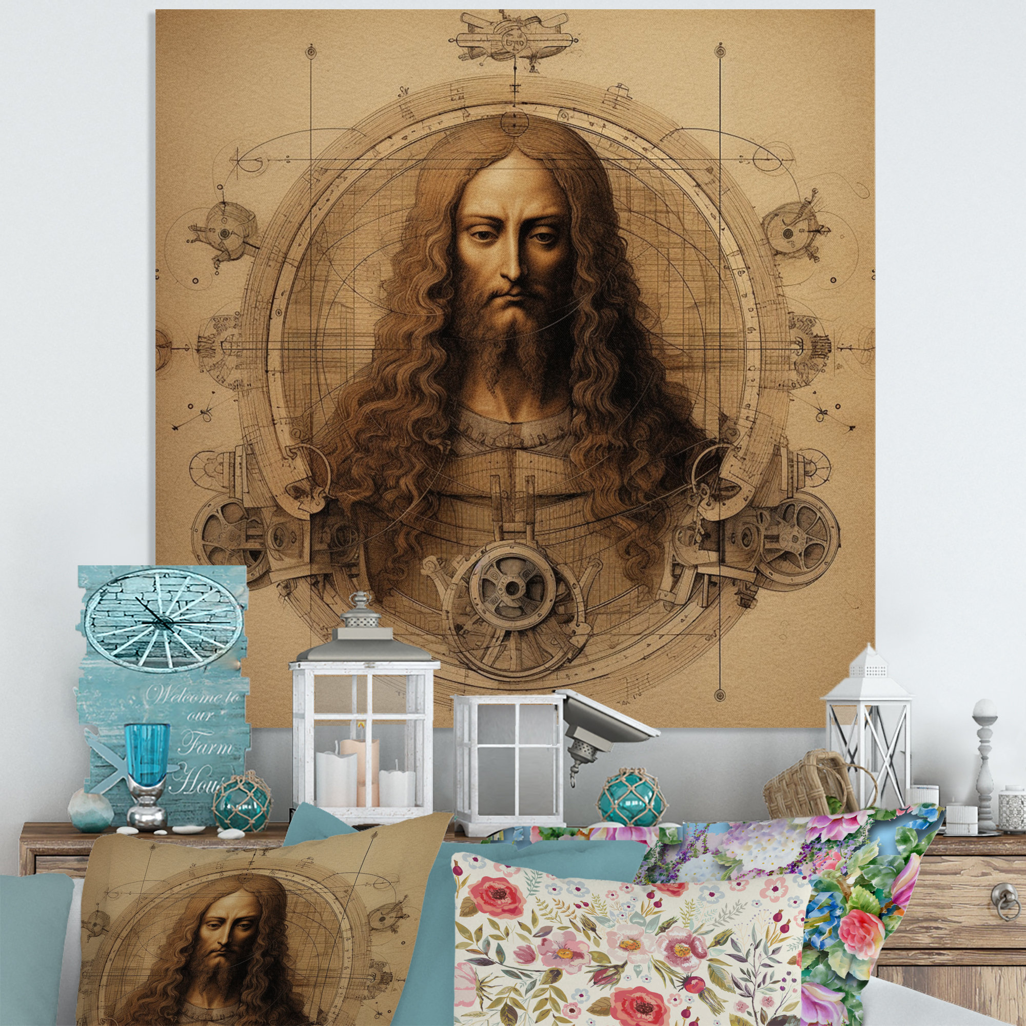Fleur De Lis Living Vinatge Masterpiece I - Masterpiece Metal Wall ...