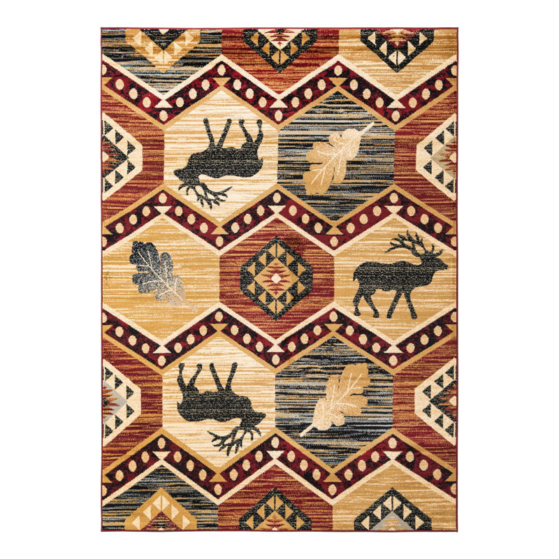 Pioneer Geometric Indoor Rug, Rectangle 7'1" x 10'