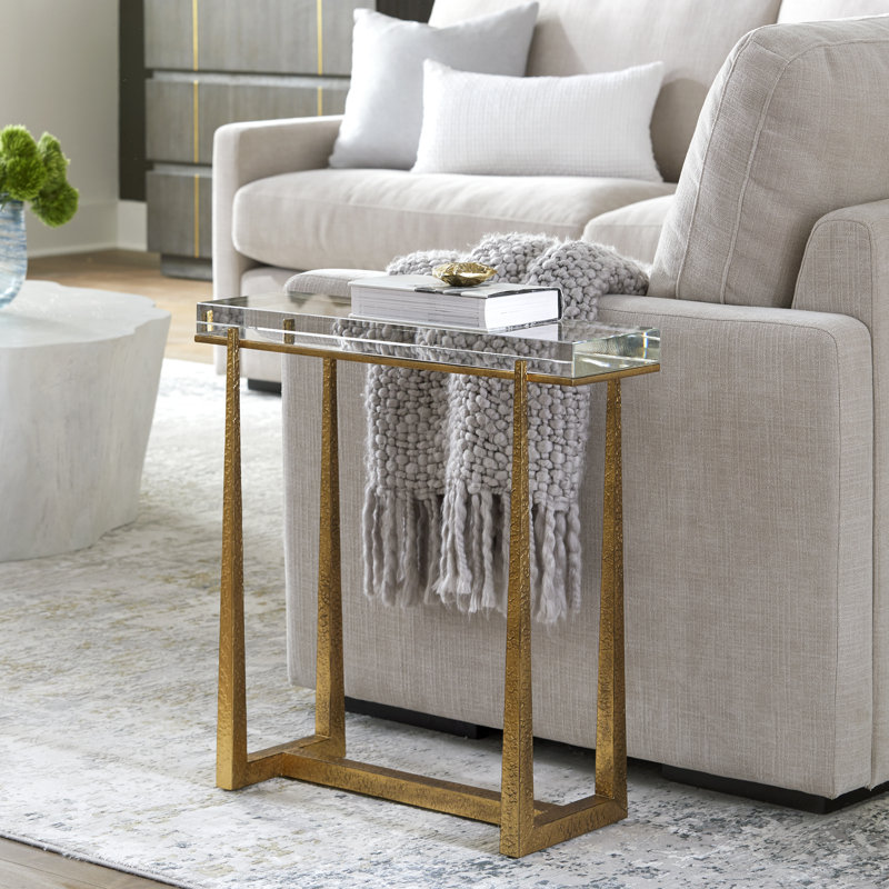 Table d'appoint Quentisha Crystal