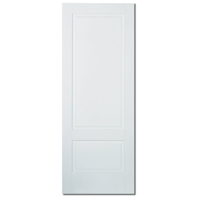 Brooklyn 2P Primed White Internal Door, 204 cm H x 82.6 cm W x 4 cm D