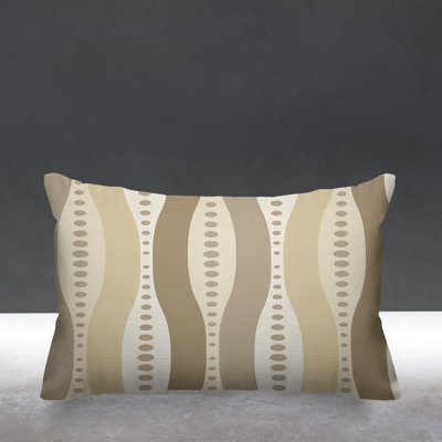 Jafa Abstract Outdoor Reversible Throw Pillow