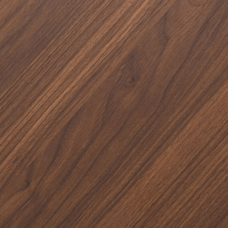 Table de salle à manger ronde en bois massif, 47,2 po, base piédestal entrecroisée, sièges 4-6 | Idée cadeau, Noyer, Noir