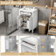 Ensemble de meuble-lavabo blanc 24 po avec lavabo en céramique, armoire de rangement autoportante avec 2 portes à fermeture en douceur, rangement intégré et tiroir escamotable pour les petites salles de bain-608396344