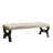 Arlow Linen Upholstered Bench