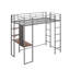 Lit mezzanine simple pour enfants Emberlynn-2007357406