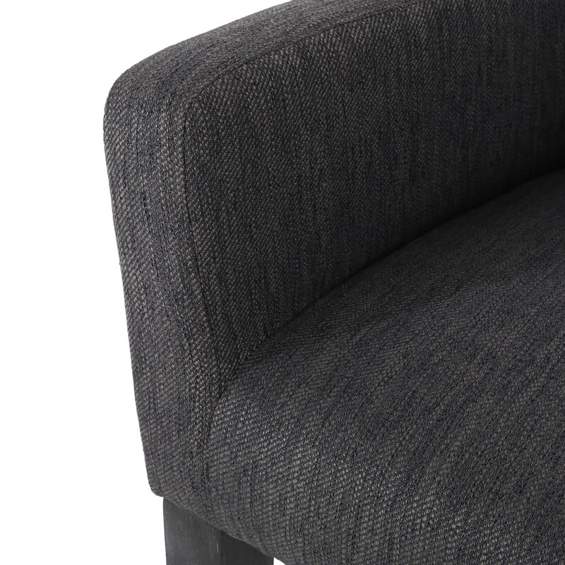 Tabourets de comptoir rembourrés, Gris anthracite