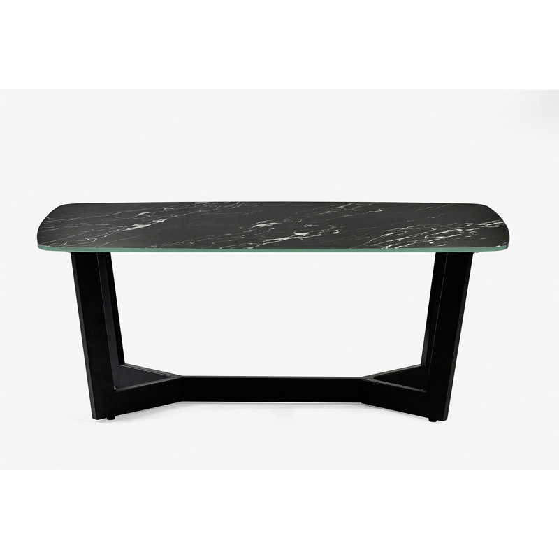 Trestle Coffee Table, Black