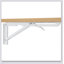 Table pliante murale pour petits espaces, bureau rabattable, établi, complément au garage et à la remise / bureau personnel / salle de lavage / bar / cuisine et salle à manger