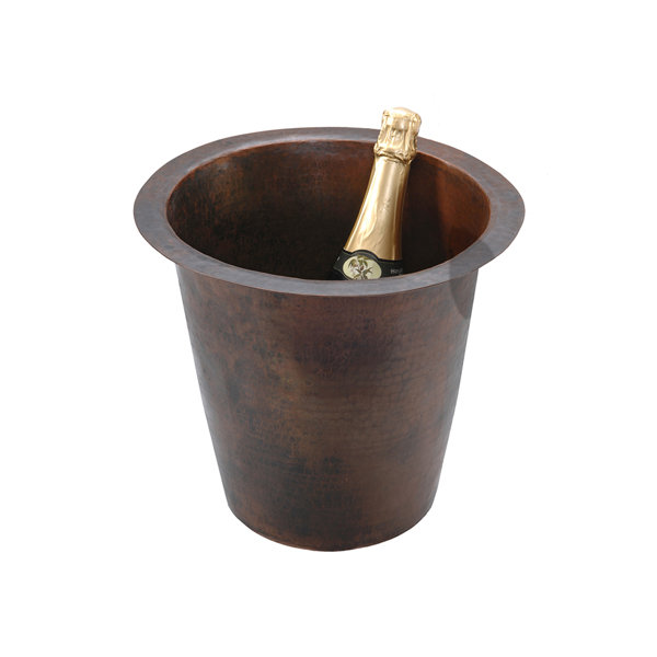 Monarch Abode Hand Hammered Pure Copper Sponge Holder, Bronze