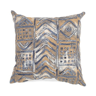 Geometric Outdoor Reversible Throw Pillow