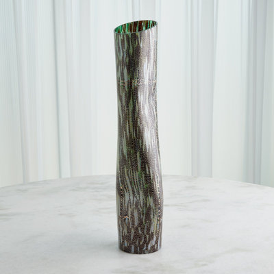 Dimple Handmade Glass Table Vase