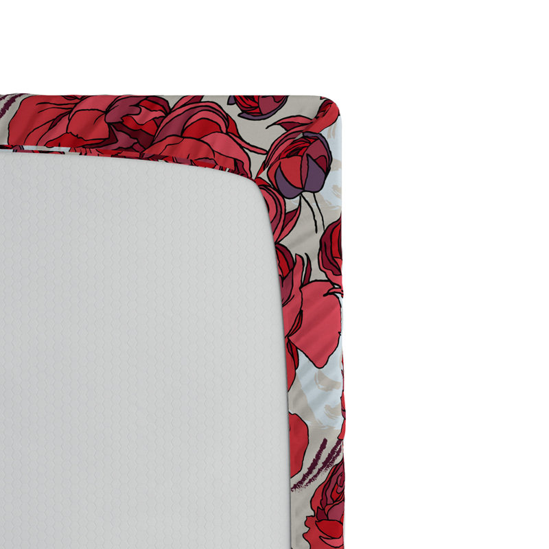 Drap-housse floral, Drap-housse simple TG