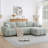 110" Modular Sectional Sofa, L Shape With Extra-Large Seat, Pull-Line Design, Movable Ottoman, High Density Foam, Free Combination, Sturdy Metal&Wood Frame, Boucle Fabric-307126531