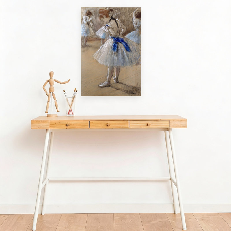 «A Study Of A Dancer», impression d'art mural classique traditionnel contemporain, H 18 po x l 12 po