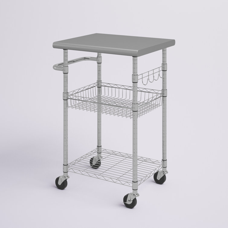 Seville Classics Stainless Steel Kitchen Cart