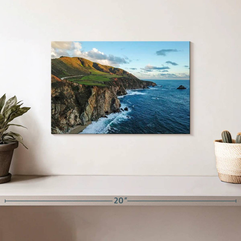 Gillard Cliff In Big Sur, H 8 po x l 12 po