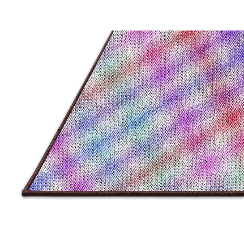 Tapis violet / bleu, Rectangle 5 pi x 7 pi