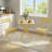 3 Piece Folding Patio Bistro Set, Patio Table & Chairs, No Assembly, Yellow-373440524