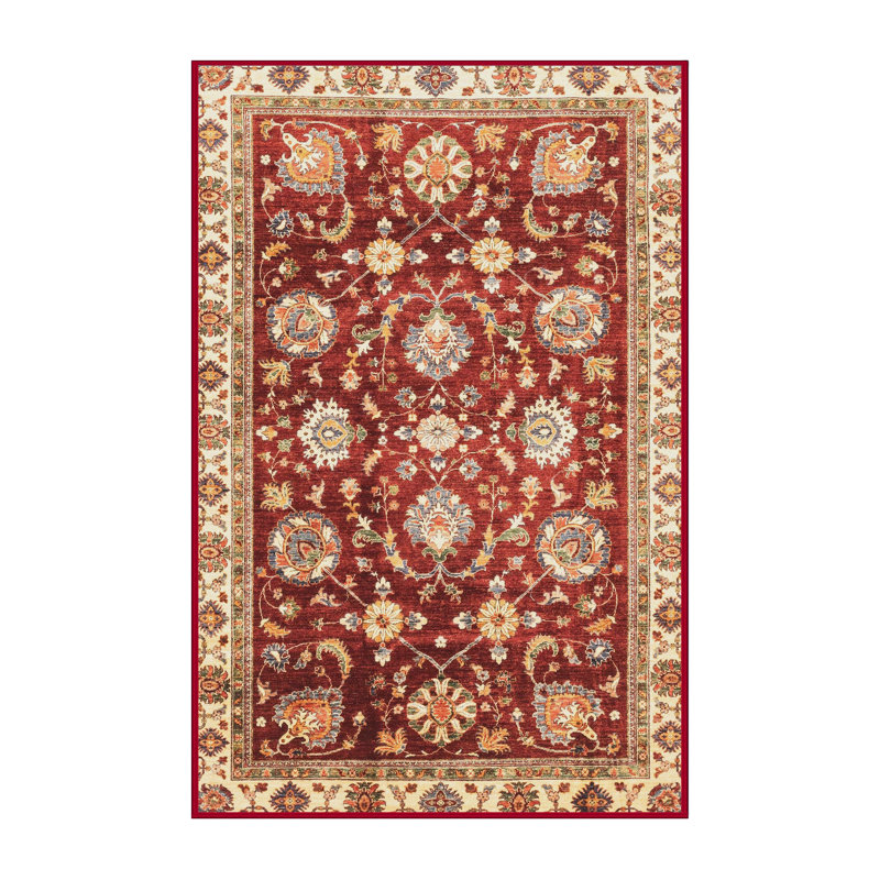 Abstract Indoor Rug, Rectangle 2' x 4'