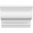 7"W x 6"D x 6"H Standard Scroll Architectural Grade PVC Corbel-33860111