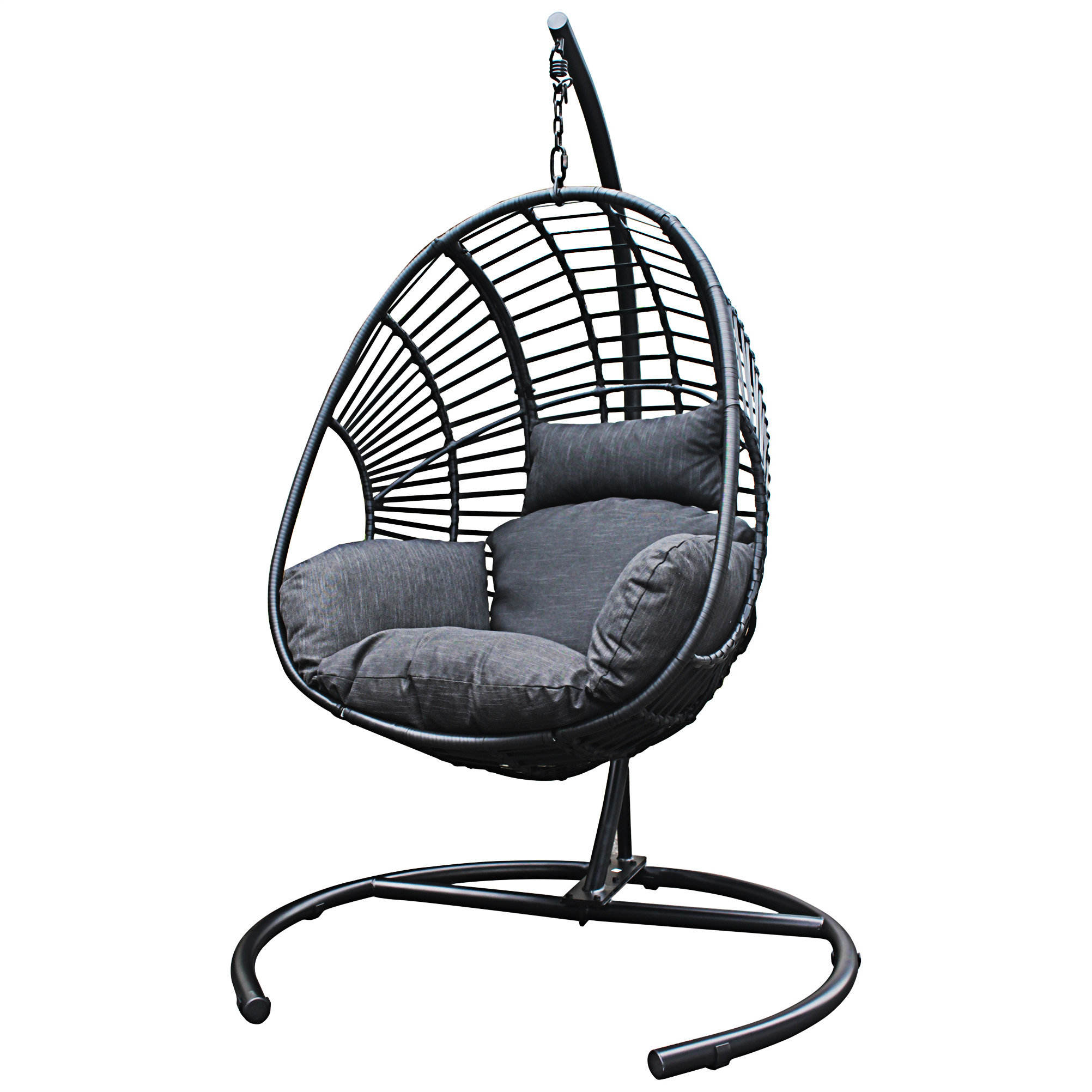 Dakota Fields High Quality Outdoor Indoor PE Wicker Swing Egg Chair Wayfair