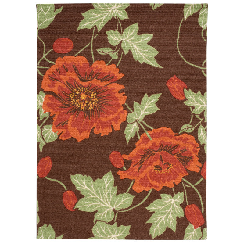 Tapis chocolat Cabell, Rectangle 5' x 7'