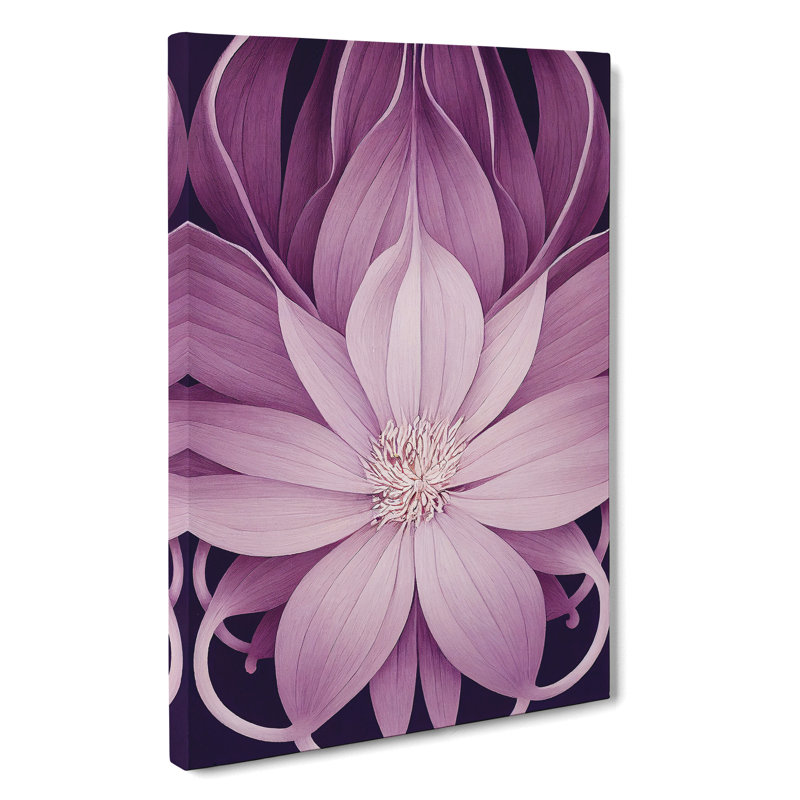 The Spellbinding Flower Abstract - Wrapped Canvas, 50cm H x 35cm W x 3cm D