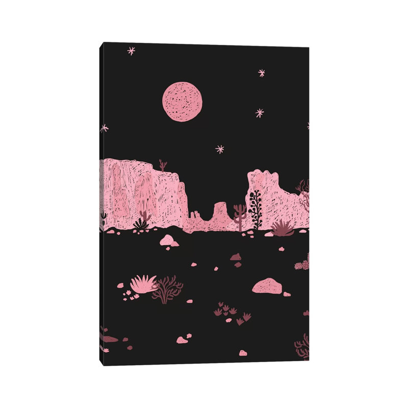 A Night In The Desert II by Alisa Galitsyna - Wrapped Canvas Print, 20.32 cm H x 30.48 cm W