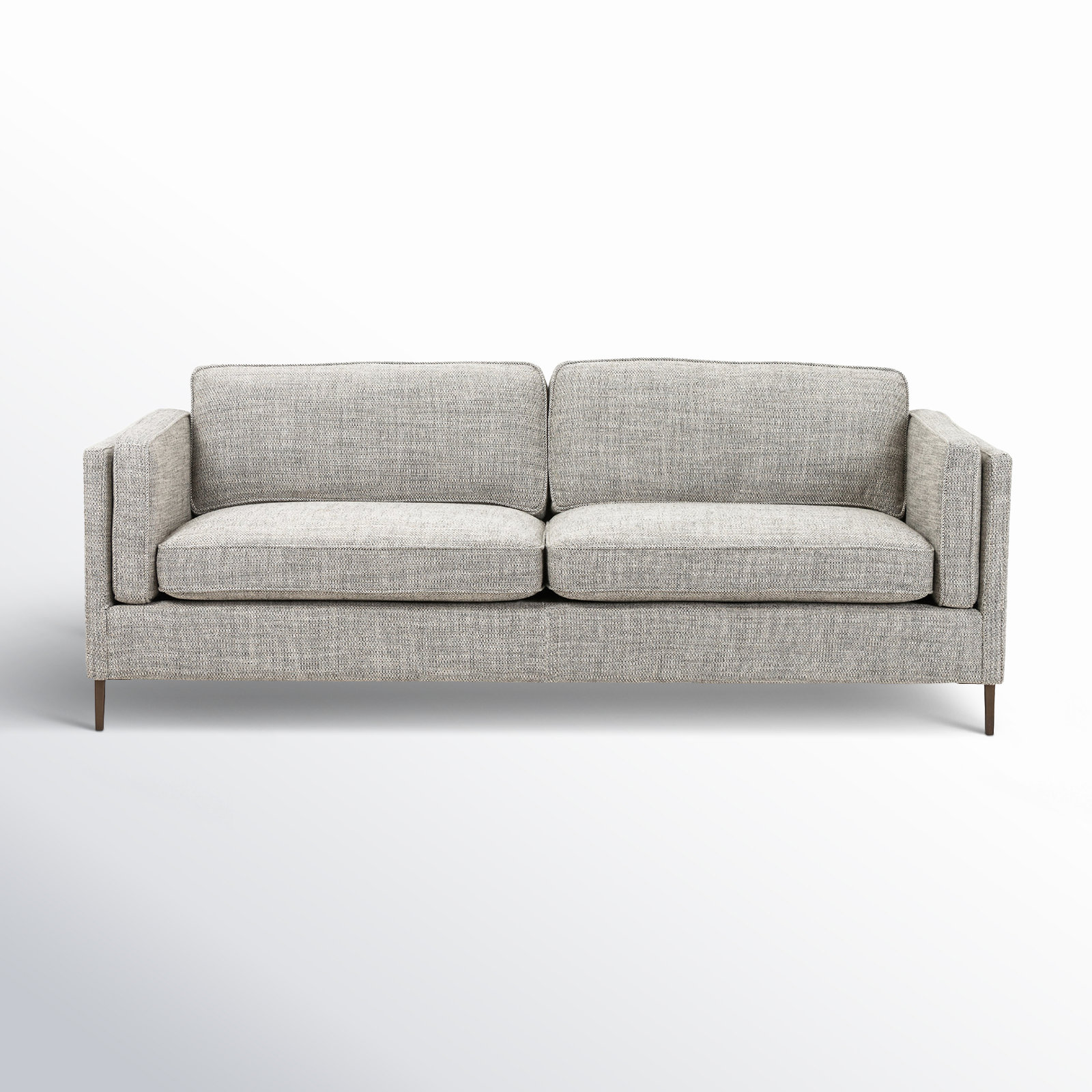 Menades 84'' Upholstered Sofa, 31" H x 84" W x 36" D, Gray