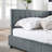 Queen Size Upholstered Tufted Bed Frame-751314190-751314179