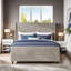 ?King Corduroy Wingback Bed Frame ?600 lb Capacity ?Noise-Free Design-1311600572
