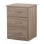 Table de chevet 3 tiroirs Seniz -314937020