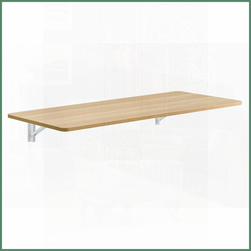 Table basse pliante murale peu encombrante pour petits espaces, acier robuste et amp; Facile à installer