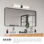 Barre d'éclairage de salle de bain à 1 lumière DEL Akari-124971623-64112884