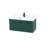 Penn 40 " W Free Standing Wall Mounted 1 Single Vanity Bathroom Vanity With Engineered Marble Top-581134379