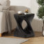 Table d'appoint MGO Twist Shape, texture semblable au bois-106972053