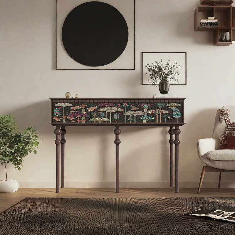 Console Retro Minimalist, Brun