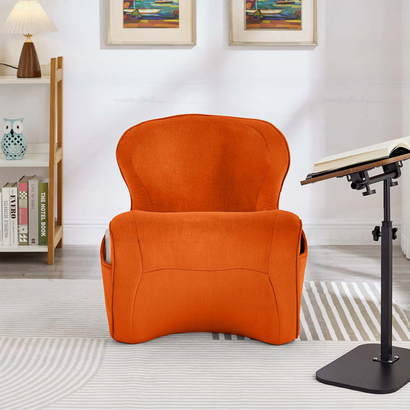 Fauteuil lombaire ergonomique pour un siège confortable, Orange