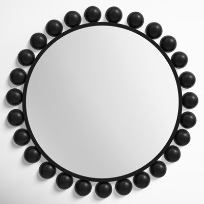 Asana Metal Round Wall Mirror