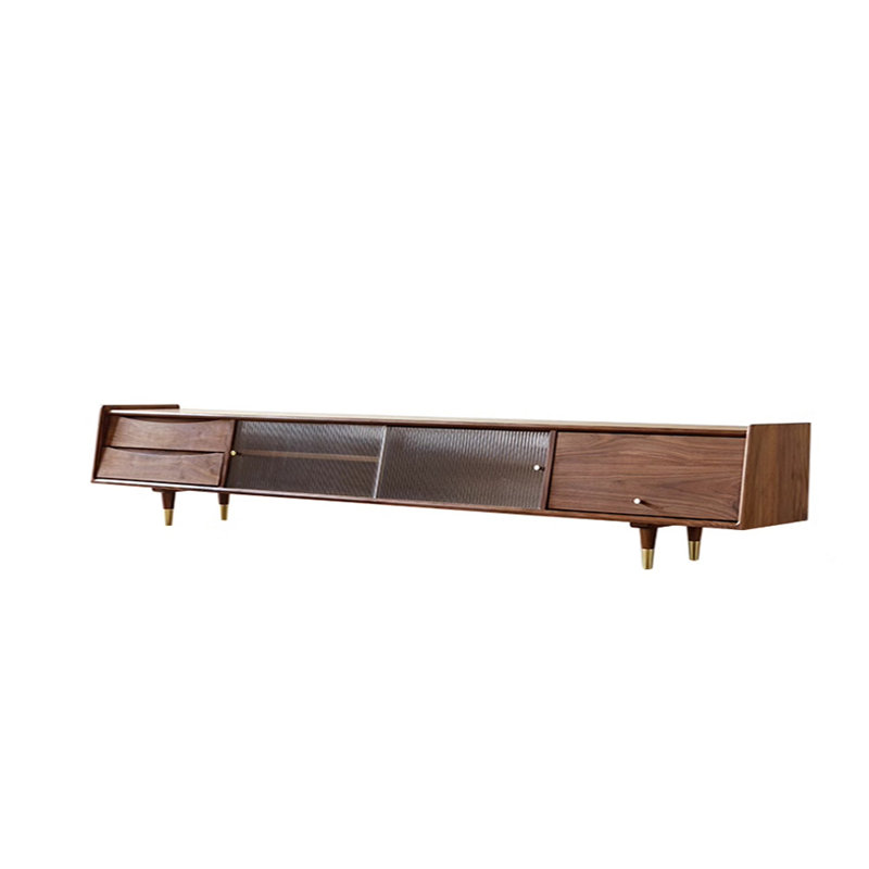 Crédence de rangement en bois massif de style américain 94,49 po