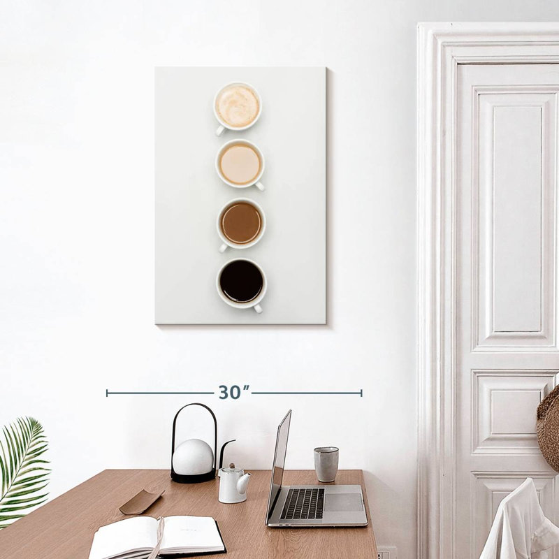 Yarlin Ombre Coffee Drinks, 30" H x 20" W